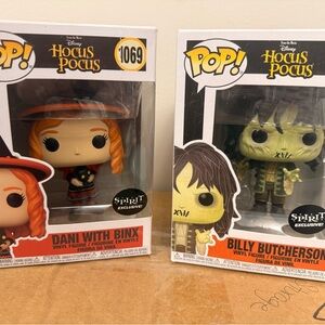 Funko Pop! Hocus Pocus Dani With Binx & Billy Butcherson - Orange & Green